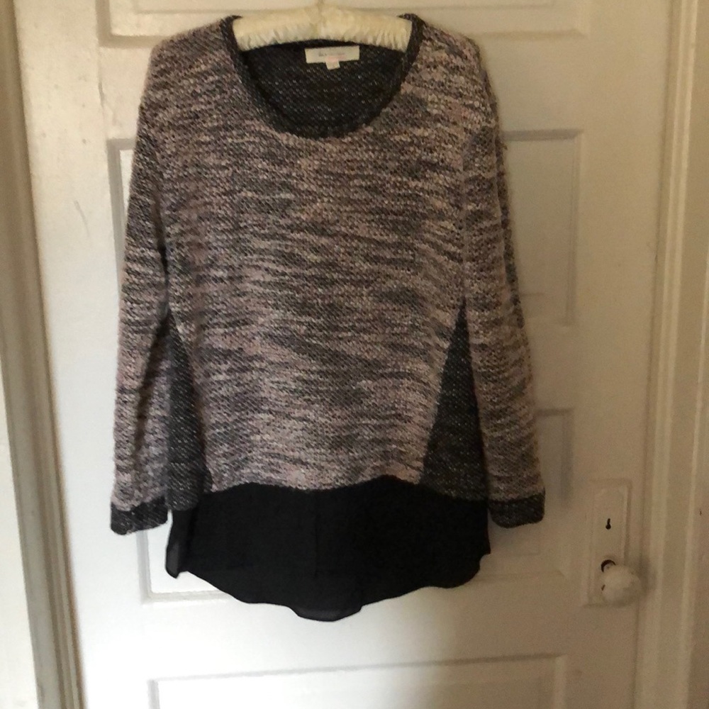 Vince Camuto Multi-Color/Fabric Textured Sweater